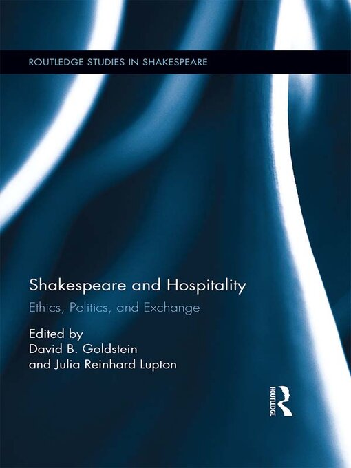 Title details for Shakespeare and Hospitality by Julia Reinhard Lupton - Available